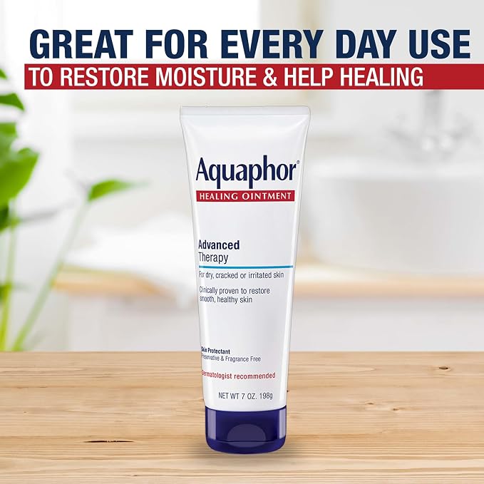 Aquaphor Healing Ointment Advanced Therapy Skin Protectant, Dry Skin Body - Image 11