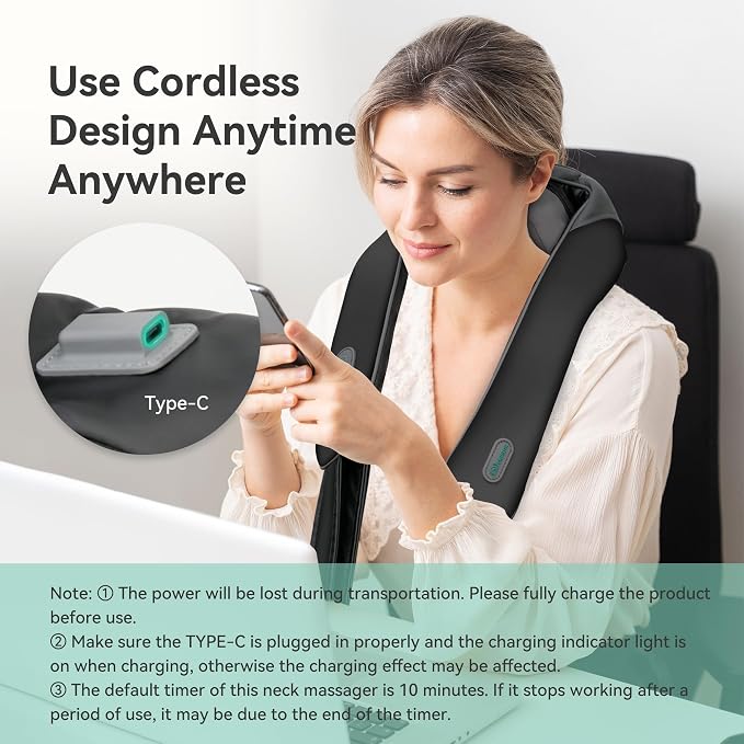 Snailax Cordless Neck Massager - Image 4