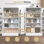 BarberPub Storage Cabinet, Adjustable Shelves, - Image 5