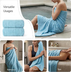 REDKISS Towels 2 Pack Luxury Extra Large Bath Towels Set 30 x 58 Inches – 100% - Image 8