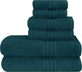 BOUTIQUO 6 Pack Cotton Towel Set, Contains 2 Bath Towels 28x55 inch, 2 Hand by BOUTIQUO