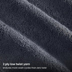 BIOWEAVES 100% Organic Cotton 700 GSM Plush Bath Towels 30" x 58" GOTS Certified - Image 4
