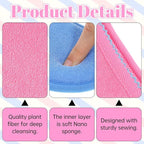 3 Pcs Exfoliating Facial Scrubber Mitt, Face Deep Exfoliating Cleaning - Image 3