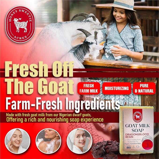 Honey Sweetie Acres Dragonsblood Goat Milk Soap - Image 7