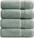 Springtree Home Luxury Bamboo Rayon Bath Towel Set of 4 | 35% Bamboo Rayon by SpringtreeHome