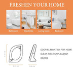 Air Freshener for Home, 4 Pack, Odor Eliminator for Small Area Closets Bathroom - Image 5