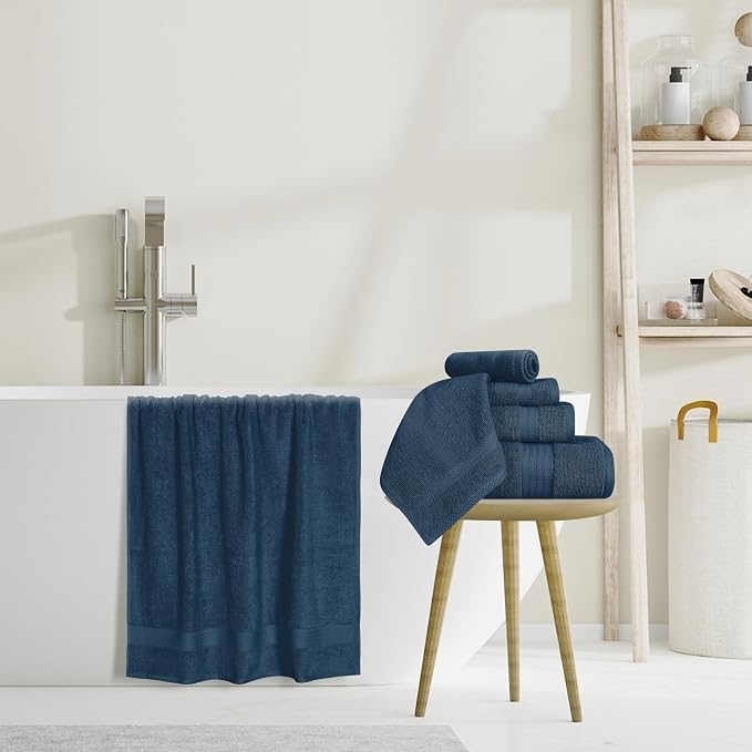 GLAMBURG Ultra Soft 8-Piece Towel Set - Image 5