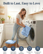 LANE LINEN 100% Cotton Bath Towels 6 Piece Set - Image 8