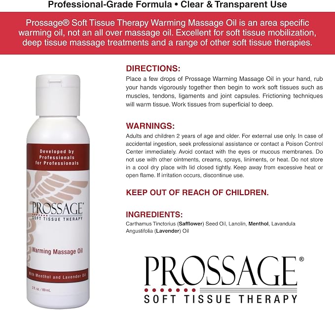 Prossage Heat Warming Relief Massage Oil - Image 7