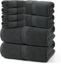 REDKISS Towels 8 Piece Luxury Bath Towel Set, 2 Bath Sheets, 2 Hand Towels by REDKISSOnline