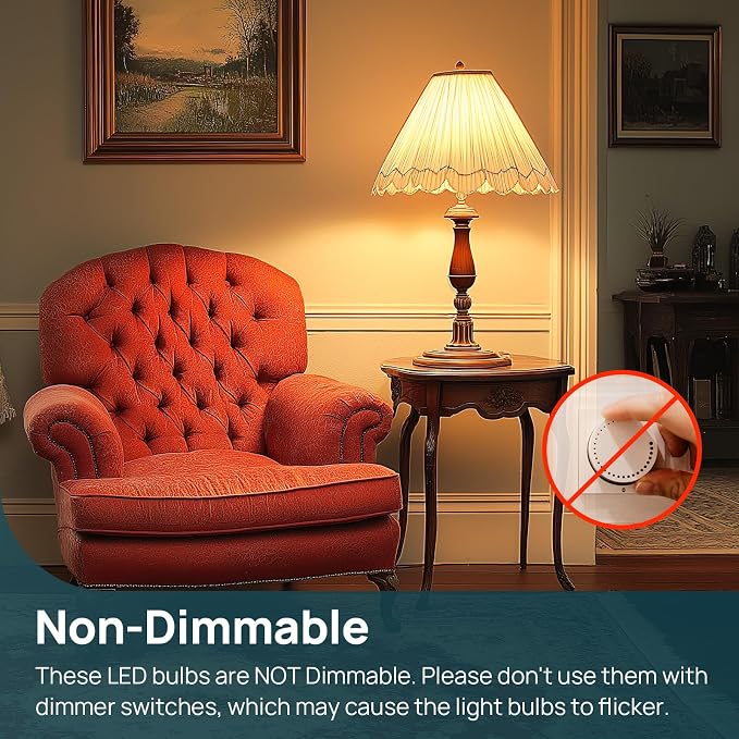Linkind A19 LED Light Bulbs, 60W Equivalent, 8.5W Energy Efficient, 2700K Soft - Image 3