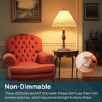 Linkind A19 LED Light Bulbs, 60W Equivalent, 8.5W Energy Efficient, 2700K Soft - Image 3