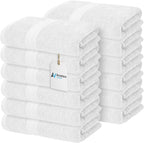 Avalon Towels Bath Towels for Bathroom 100% Cotton White Bathroom Towels Pack by AvalonTowels