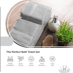 100% Cotton Bath Towel Set of 12-4 Bath Towels, 4 Hand Towels, 4 Wash Cloths - Image 3