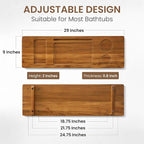 Teak Bathtub Tray - Image 3