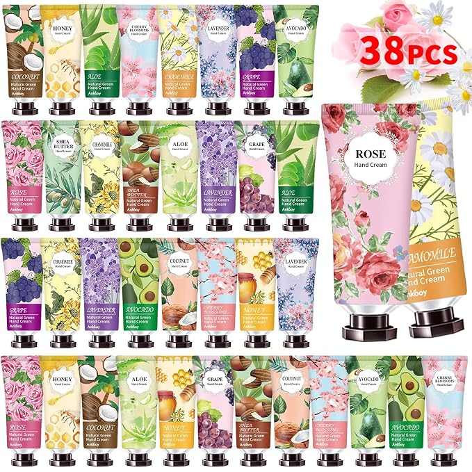 INALIER Mothers Day Gifts-38 Pack Hand Cream Bulk, Stocking Stuffers by INALIER