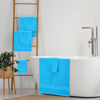 Belizzi Home 8 Piece Towel Set 100% Ring Spun Cotton, 2 Bath Towels 27x54 - Image 4