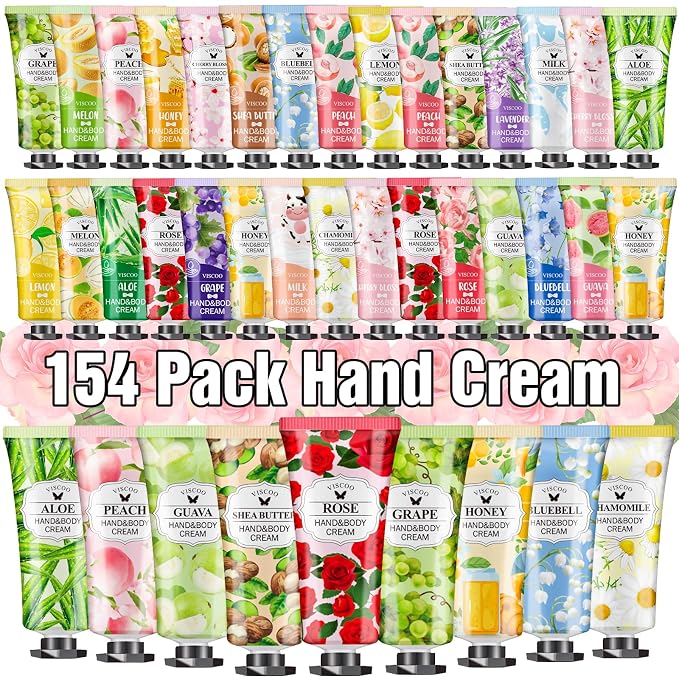 VISCOO 154 Pack Hand Cream Gifts Set by VISCOO