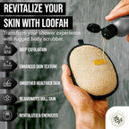 Natural Loofah Shower Body Scrubber - Image 2