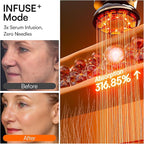 INIA Flare 3-in-1 Microcurrent Facial Device Red Light Therapy - Image 7