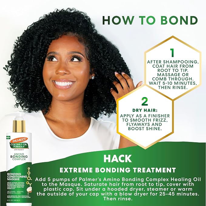 Palmer's Amino Bonding Complex Hair Mask, Intense Conditioning Masque Pack - Image 5