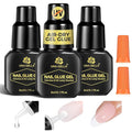 UNA GELLA Gel Nail Glue for Press Ons: 10s Fast Dry No U V Lamp Needed Glue Gel by UNAGELLA