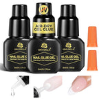 UNA GELLA Gel Nail Glue for Press Ons: 10s Fast Dry No U V Lamp Needed Glue Gel by UNAGELLA