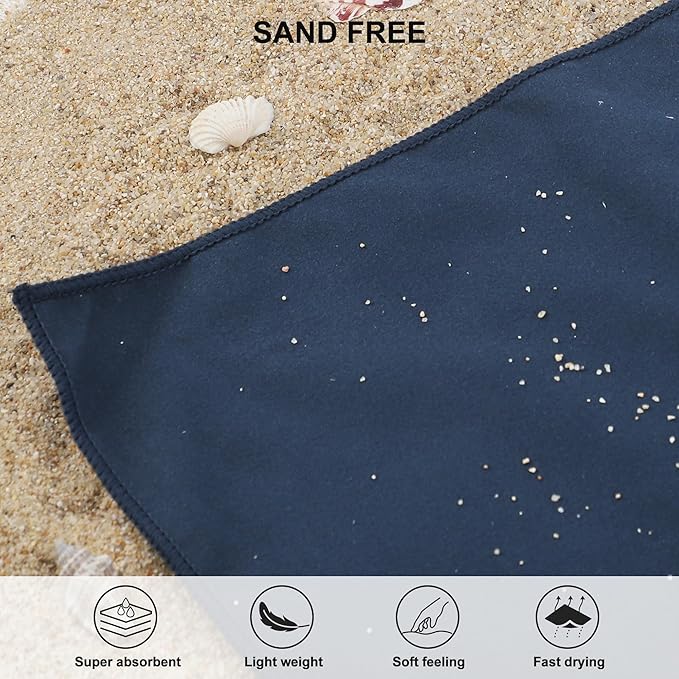 Rainleaf Microfiber Towel Perfect Travel & Gym & Camping Towel. Quick Dry - Image 5