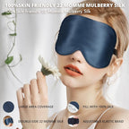Silk Sleep Mask 100% 22 Momme Mulberry, Sleep Eye Mask - Image 2