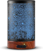 EQUSUPRO Essential Oil Diffuser 150ml Black Metal Aromatherapy Oil Diffuser by EQUSUPRO