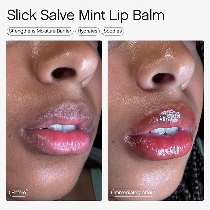 Topicals Slick Salve Mint Glossy Lip Balm | Soothes Discomfort, Strengthens - Image 8