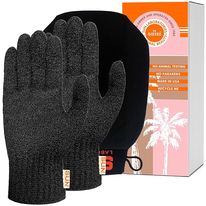 Sun Laboratories By Giesee Exfoliating Body Glove and Tan Removal Mitt by SunLaboratories