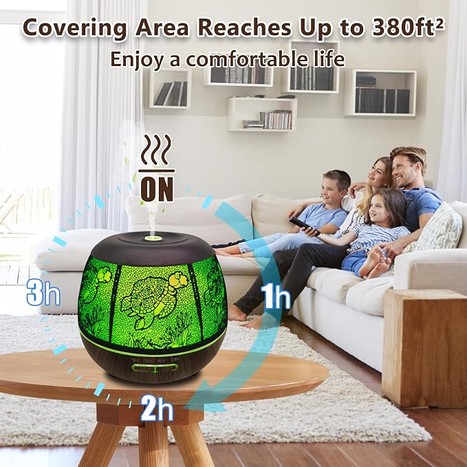 Essential Oil Diffuser for Home, 500ML Aromatherapy Diffusers for Essential - Image 4