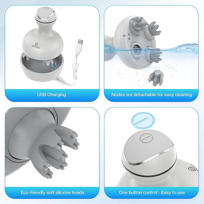 COMFIER Electric Scalp Head Massager - Image 6