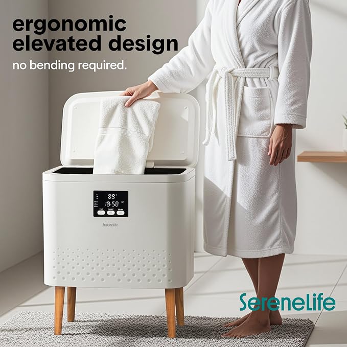 SereneLife WiFi-enabled Towel Warmer Bucket, 20L Large Capacity heater bucket - Image 3