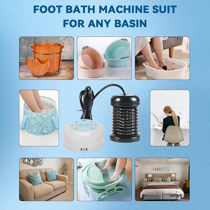 Pilipane Foot Bath Machine, Portable Ionic Detox Foot Bath Machine, Foot - Image 8
