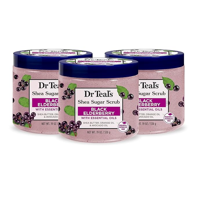 Dr Teal's Shea Sugar Body Scrub, 19 oz by DrTeals
