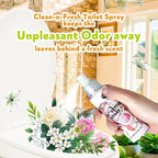 Clean-n-Fresh Toilet Spray, Wild Peony Scent, Bathroom Odor Eliminator & Air - Image 6