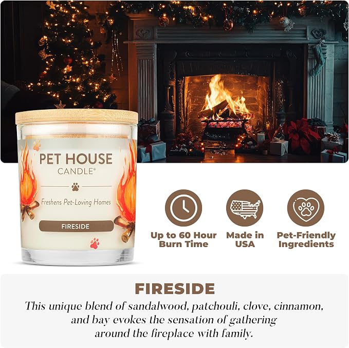 One Fur All Pet House Candle 9 OZ Plant-Based Soy Scented Candle - Image 2