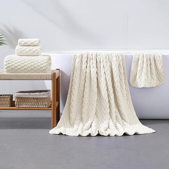 Extra Large Bath Towel Sheet-40x80 Inches Oversized, Super Soft, Quick Dry - Image 2