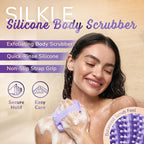 SILKLE Silicone Body Scrubber – Gentle Exfoliating Shower Scrubber - Image 2