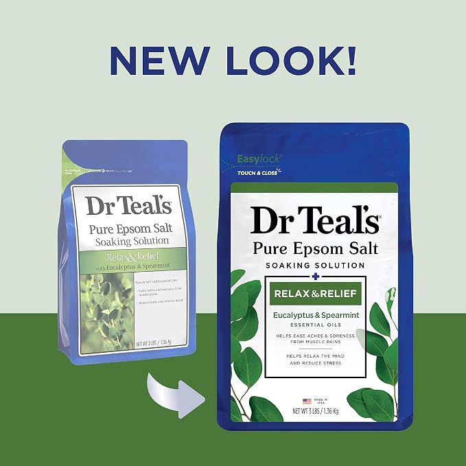 Dr Teal's Body Wash with Pure Epsom Salt, Relax & Relief with Eucalyptus & - Image 6