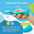 RAD 2-in-1 Face Roller – Textured and Smooth Silicone Roller Head Options - Image 4