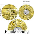 12 Pieces Deep Conditioning Caps Aluminum Foil Reusable Hair Processing Hair - Image 3