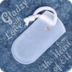 GLADZY Czech Glass Foot File Callus Remover – Double Sided Etched, Different by Gladzy