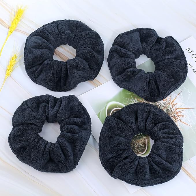 IVARYSS Super Towel Scrunchies for Drying Hair, Absorbent and Soft Microfiber - Image 4