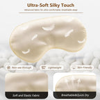 Sleep Mask Silk Eye Mask for Men Sleeping Mask, Adjustable Elastic Strap for - Image 4