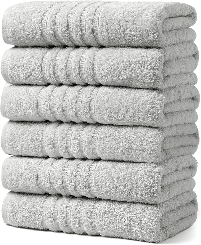 Aibaser Towels 6 Pack Bath Towel by Aibaser