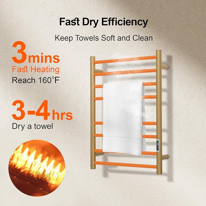 Electric Heated Towel Warmer - Image 4