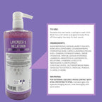 SpaScriptions Lavender & Melatonin Exfoliating Body Wash – 32 fl oz - Image 7